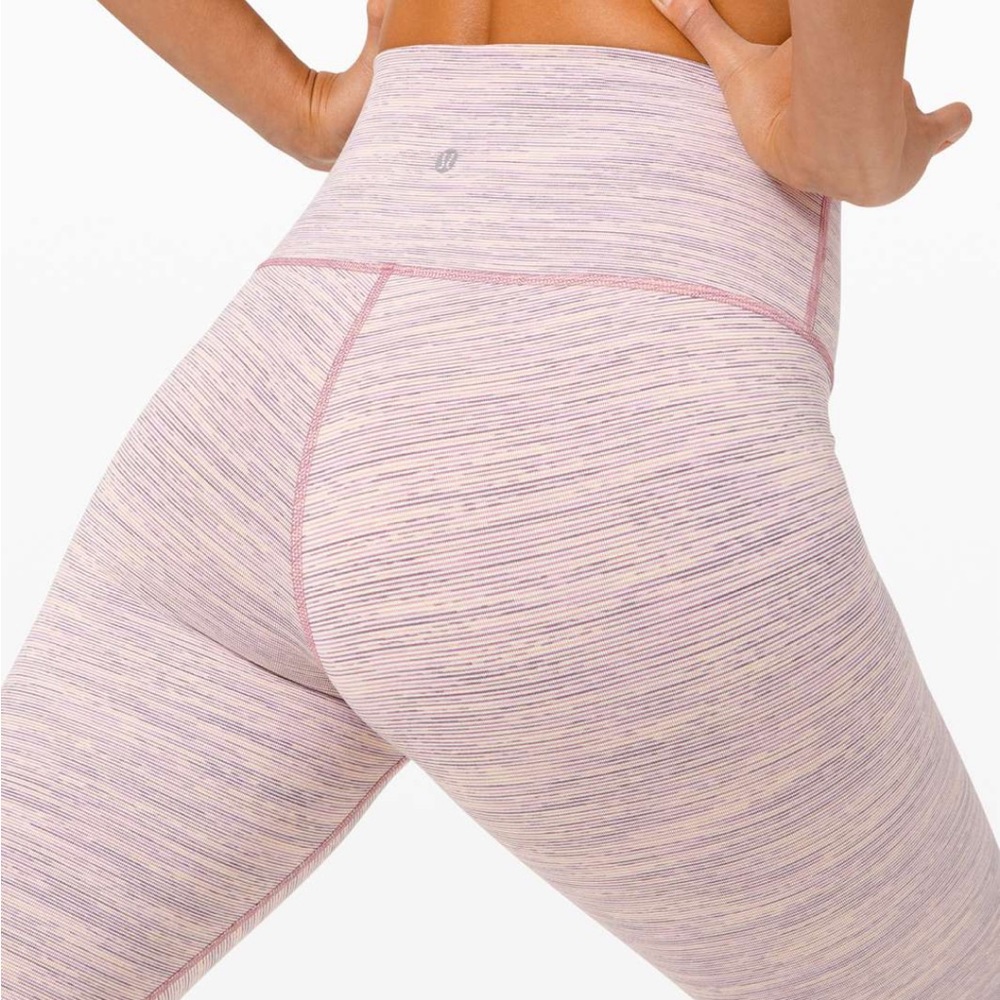 Lululemon Wunder Under Wee Are From Space Pink Bliss Vintage Mauve, 6, 28”